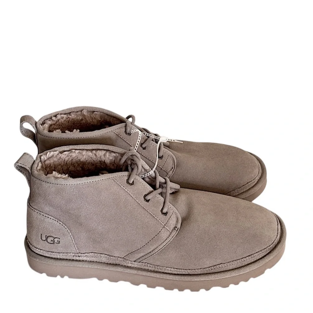 UGG Men’s Neumel Chukka Ankle Boot Suede - Putty Sz 12, NEW NWOT